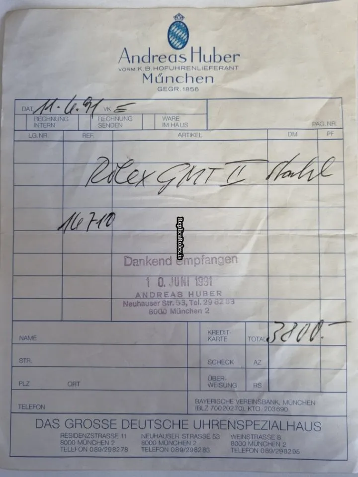 Excellent Copy Rolex Gmt-master II 16710 Caliber 3185 Automatic Movement 40mm Steel Case Mens/unisex Watch - Image 6