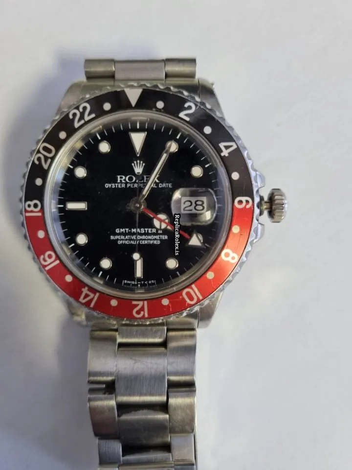 Excellent Copy Rolex Gmt-master II 16710 Caliber 3185 Automatic Movement 40mm Steel Case Mens/unisex Watch - Image 9