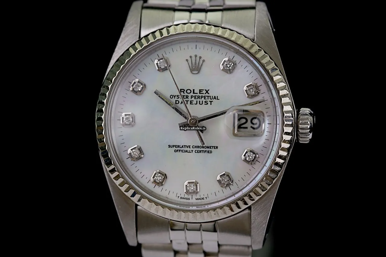 Good Copies Rolex Datejust 16014 Caliber 3035 Automatic Movement 36mm Steel Case Mens/unisex Watch - Image 4