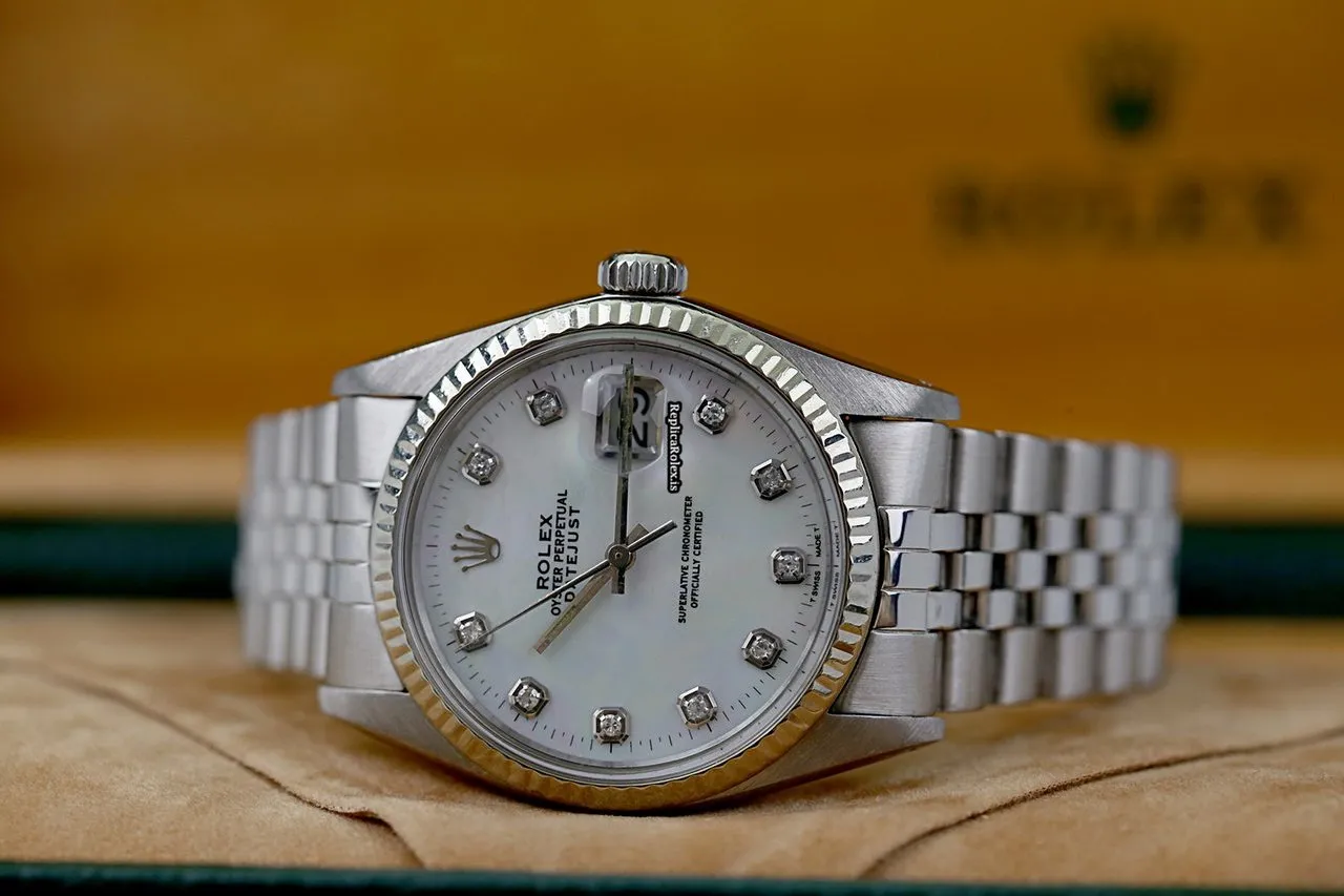 Good Copies Rolex Datejust 16014 Caliber 3035 Automatic Movement 36mm Steel Case Mens/unisex Watch - Image 9